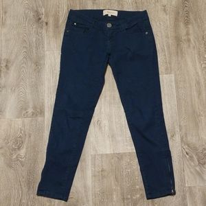 🍾 Rewind zipper leg skinny pants, green